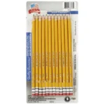 USA Titanium Premium Yellow #2 HB Pencils 12 Count Sharpened Woodcase Pencils